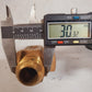Ford Corporation Stop Valve 3/4" AWWA x Flare Brass