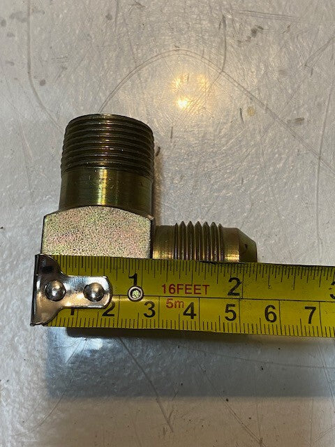9 Quantity of 90 Degree Elbow Hydraulic Fittings 26mm Thread 17mm ID 15mm Nipple