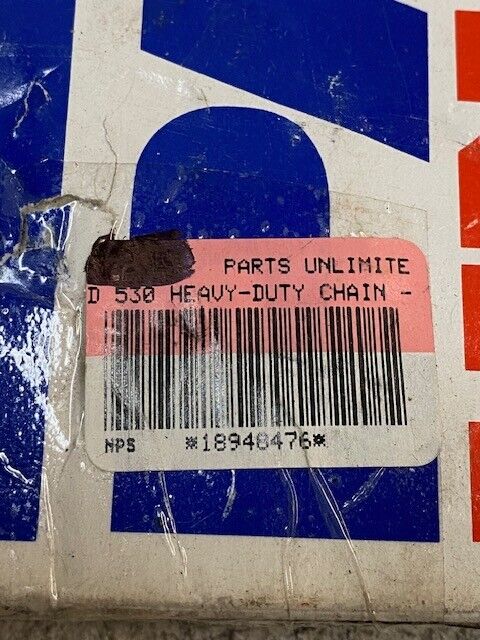 Parts Unlimited Heavy Duty Drive Chain T530H-120, 530H, 120 Links