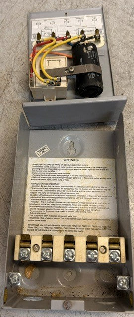 Grundfos Submersible Motor Control Box Model 98315251 Pump Control Unit
