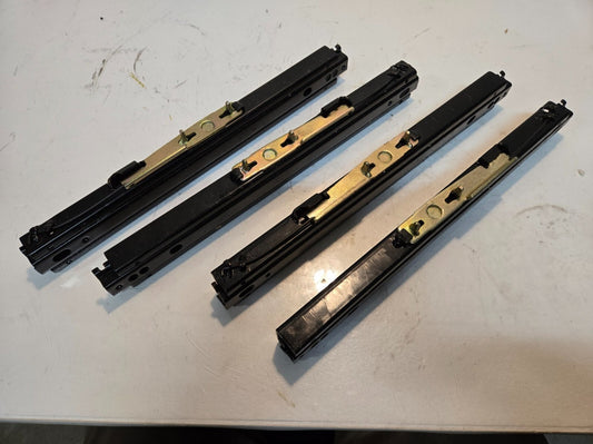 2 Pairs of Seat Sliders 14-3/16" Long 1-1/2" Track Width 1" Deep (2 Quantity)