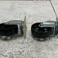 2 Pack of Swivel Caster Steel Wheels 95mm Base 86mm OD 29mm Treadwidth (2 Qty)