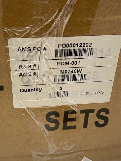 3 Quantity of AMS Clutch Master Cylinders M0740W | RCM-001 | PO00012202 (3 Qty)