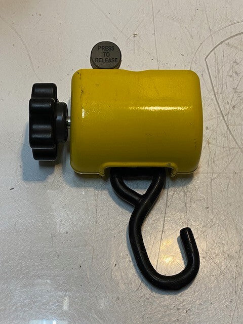 Cable Trolley Hook Crane Hoist 53487 | 7-3/4" L 5" W 2" H 14mm Bore
