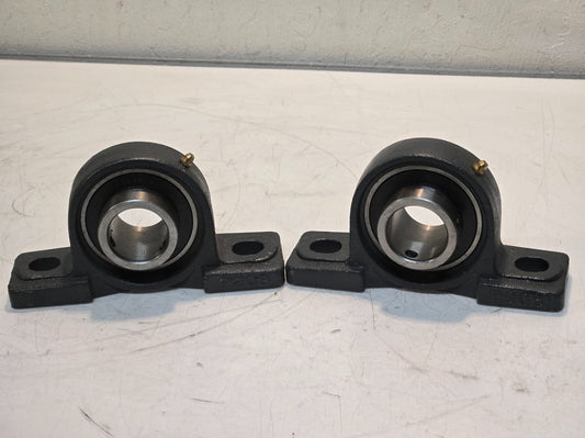2 Quantity of Pillow Block Mounted Ball Bearings QJZ UC208-24 | P208 (2 Qty)