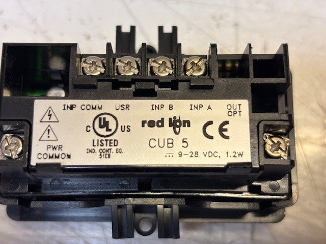 Red Lion CUB5 Electronic Dual Counter and Rate Indicator with Backlight 8 Digit
