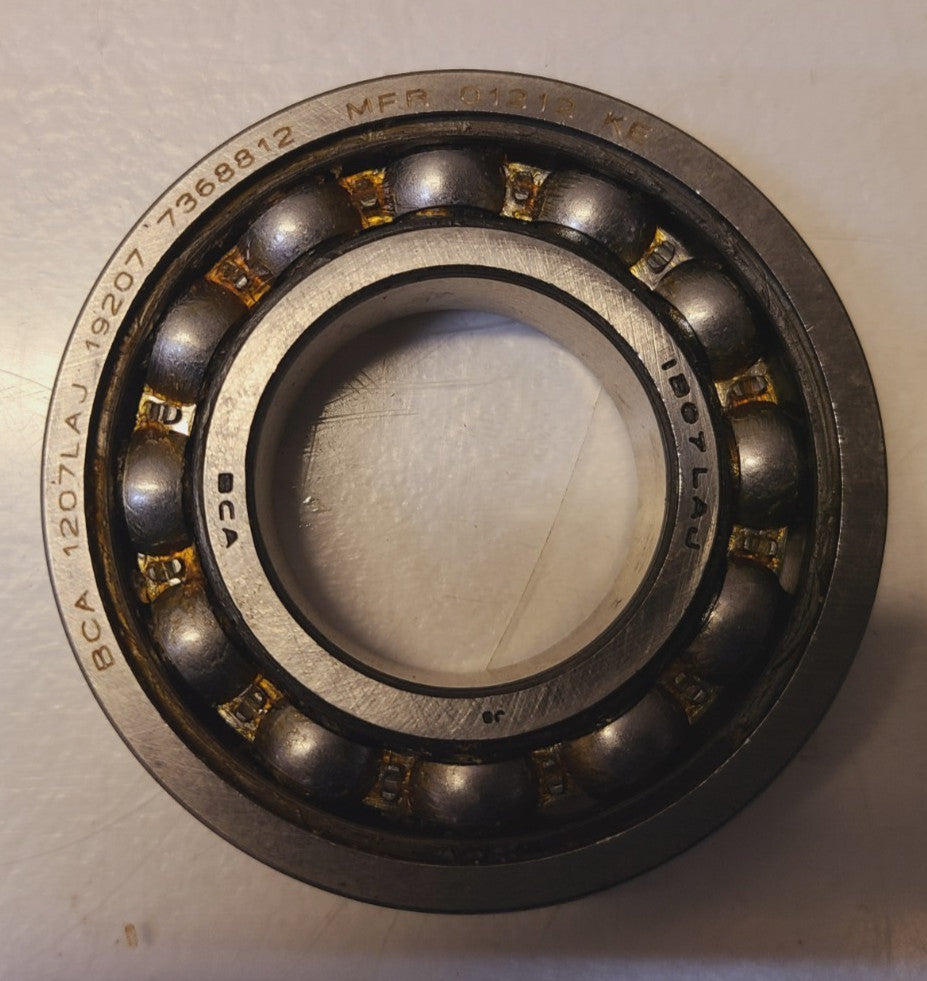BCA Single Row Ball Bearing 19207 | 1207LAJ | 7368812 MFR 01212 KE
