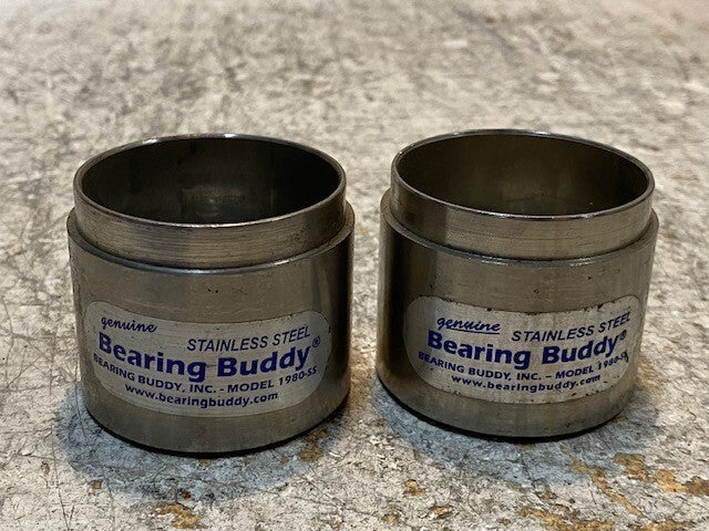2 Quantity of Bearing Buddy 1980-SS Stainless Steel Bearing Protectors (2 Qty)