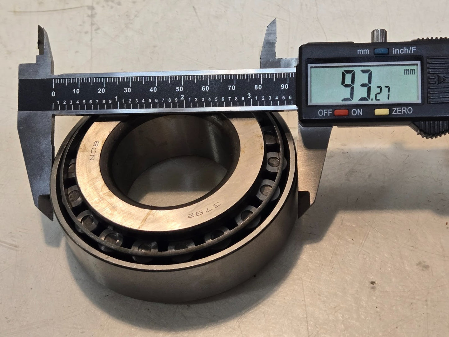 NCB Tapered Roller Bearing and Race 3782 3720 | 1.75" Bore 93.27 mm Cup Diameter