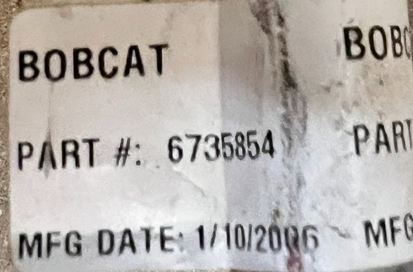 Set of Two Bobcat Hydraulic Hard Lines For Skid-Steer Loaders 6735854 | 6735855