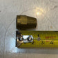 38 Quantity of Brass Flared Tube Hex Nuts 22mm L 11mm ID 8mm Nose (38 Quantity)