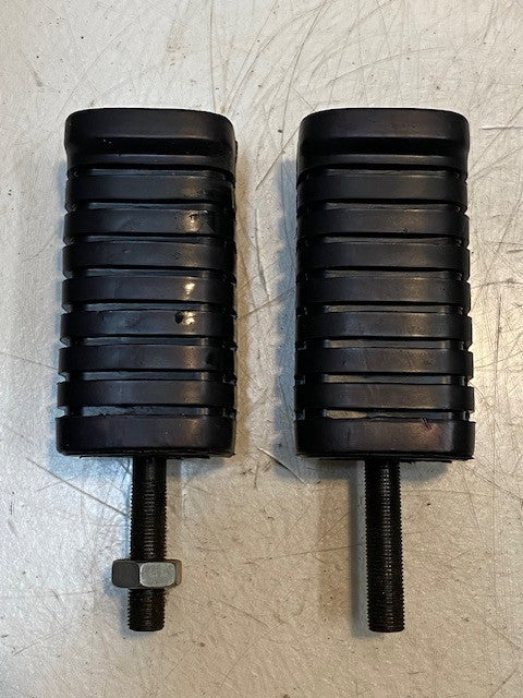 2 Quantity of Motorcycle Foot Pegs 5-1/4" Long 1-5/8" Wide 10mm Thread (2 Qty)