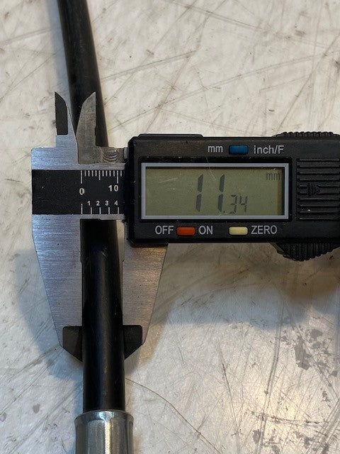 Throttle Flex Cable H-1910-1156 | 39" Long 11mm Thick 6mm Thread End