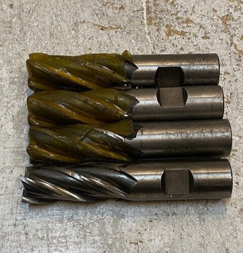 4 Quantity of Single End Mill Shars Putnam 3/4" Lead 4.034 19mm OD (4 Quantity)