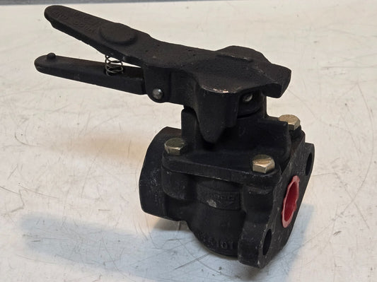 Wabco Quarter Turn Valve T44101D | TA44103 | T43676 | 1-1/2" Thread | 30mm Inlet