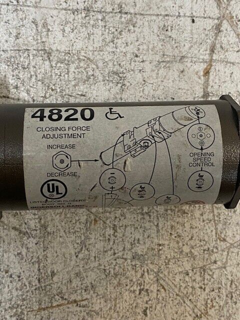 Ingersoll-Rand 4820 Closing Force Adjustment