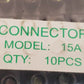 10 Qty. of Werit 12 Bank Wire Connectors Screw Terminal Block 15A 380V (10 Qty)