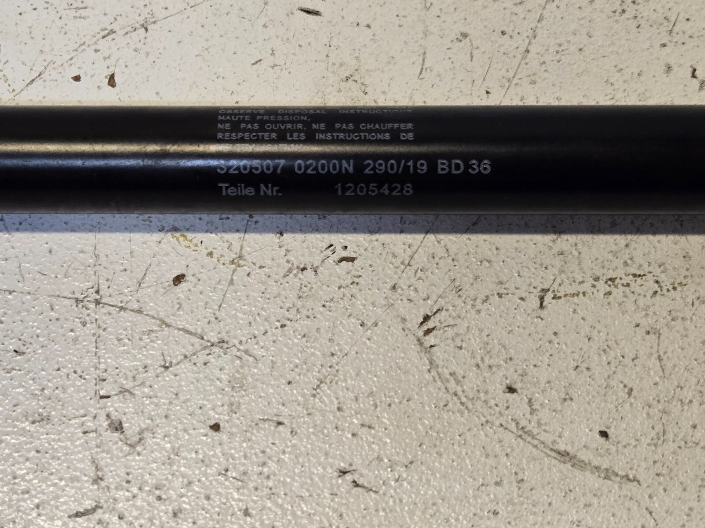 Amman Gas Pressure Spring 1205428 | 320507 0200N 290/19 BD36