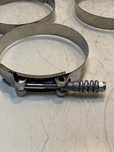 4 Qty of R.G.Ray 130 T-Bolt Hose Clamps | 2437-62 | 4-1/2" Dia. 5" Long (4 Qty)