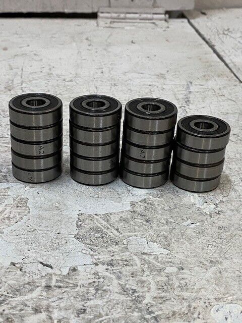 19 Qty of 6200RSR 6200 2RSR C3 Hungary Daewoo MGM 9x10x30mm Bearings (19 Qty)