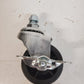 3 Qty of Swivel Thread Stem Wheels 3" (1 Wheel W/Break) Black (3 Quantity)