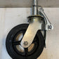 3 Quantity of 8x2 Heavy Duty Scaffolding Caster Wheels w/ Rubber Tires (3 Qty)