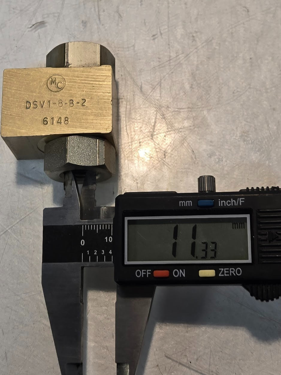 Modular Controls DSV1-8-B-2 6148 Hydraulic Control Valve | 1/4" FPT Ports