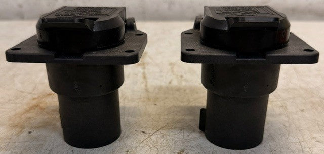2 Quantity Pollak 7-Pole RV-Style Trailer Connector Sockets Electrical (2 Qty)