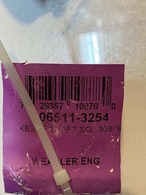 2 Quantity of Weasler 06511-3254 Yoke .675 Shaft .938/.9 Square (2 Quantity)