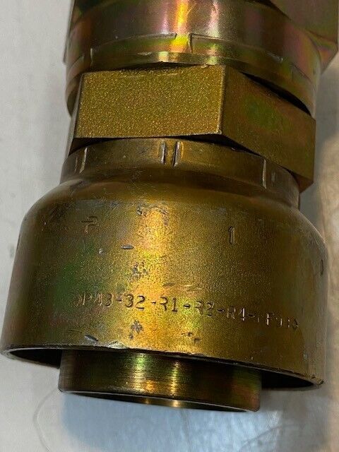 Parker 10643 | 32 | Crimp Style Hydraulic Hose Fitting 4-5/8" H 61mm Thread