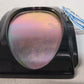 Curved Black License Plate Frame 6-3/4" x 3-3/4"