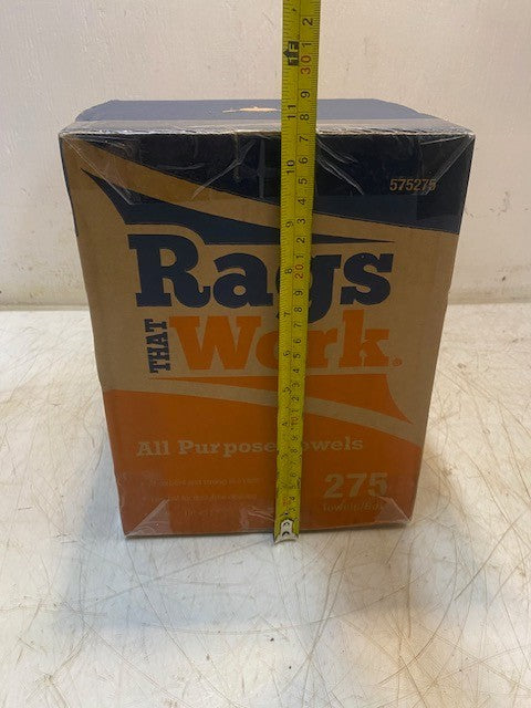 Rags That Work 575275 All Purpose Towels 275 White Towels