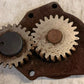 Diesel Engine Oil Pump Cast Metal With Two Drive Gears Heavy Equipment Motor