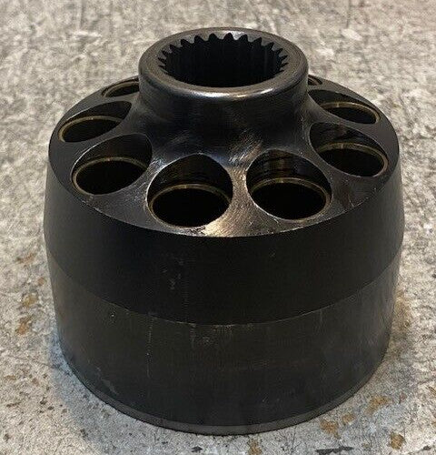 Barrel Cylinder Block Hydraulic Piston Pump 9 Bolt Holes 39mm Bore 23-Spline