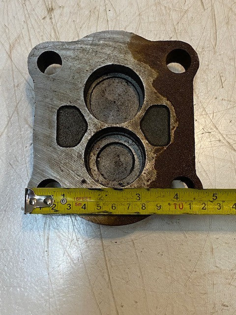 Hydraulic Pump Motor Port End Cover 4-Bolt 5-1/4" x 4-5/8" x 1-1/2"