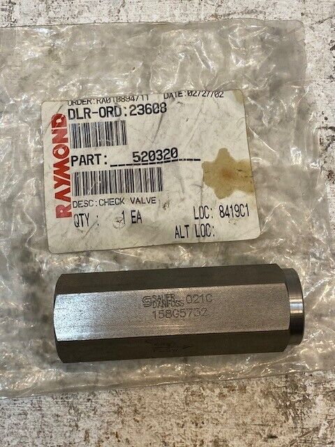 Raymond Hydraulic Flow Valve Component 520320 | 158G5732