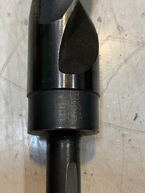 HSS 1-1/8" Drill Bit 6" Long 13mm End 28mm OD