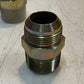 4 Qty of Hydraulic Triple-Lok Flare Adapters 2-3/8" L 41mm Thread 27mm ID -4 Qty
