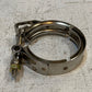 10 Quantity of 2.5” Stainless Steel V-Band Hose Clamps 3/4" Thick (10 Quantity)