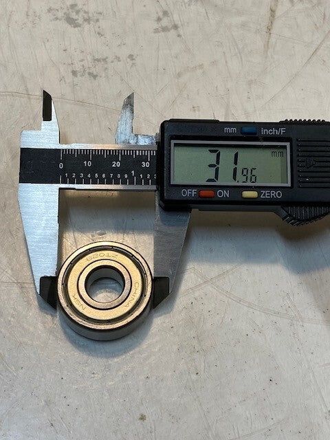 50 Quantity of NSK 6201Z Bearings 32mm OD 12mm Bore 10mm Thick (50 Quantity)