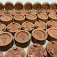 62 Pack Anvil FIG.260 Ductile Iron 1-1/4” Pipe Cap Fittings, Grooved End Orange