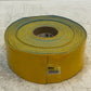 Mighty Line Yellow Safety Floor Tape 4" Thick on 3" Wheel with 10" Diameter