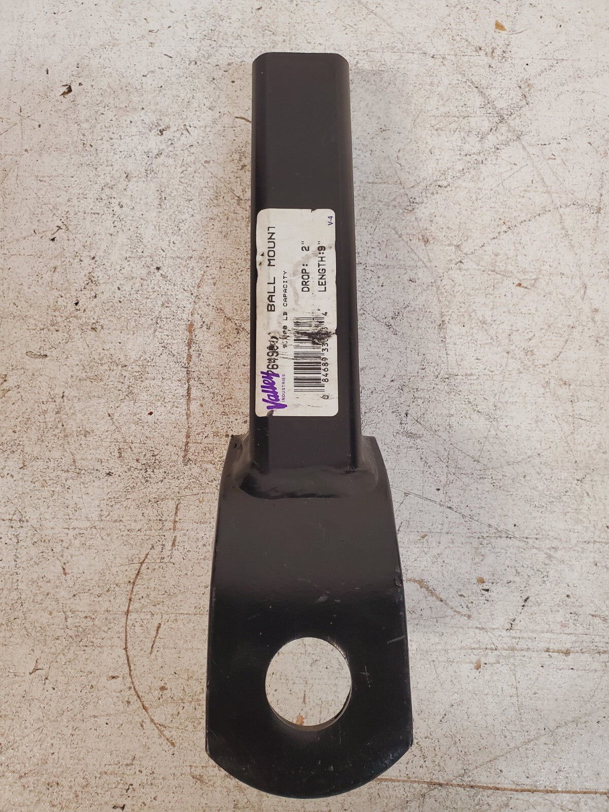Valley Ball Mount V-5 Drop 2" Length 9" 9,000 Lb